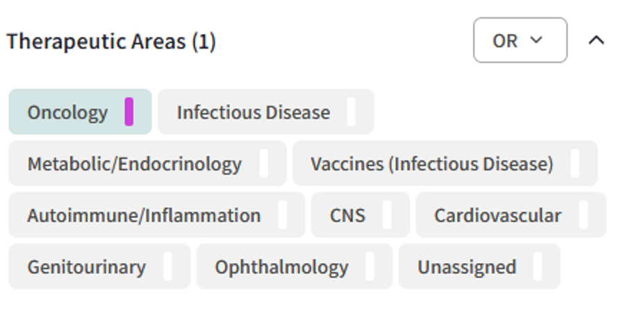 Citeline Trials filter Therapeutic Areas.png