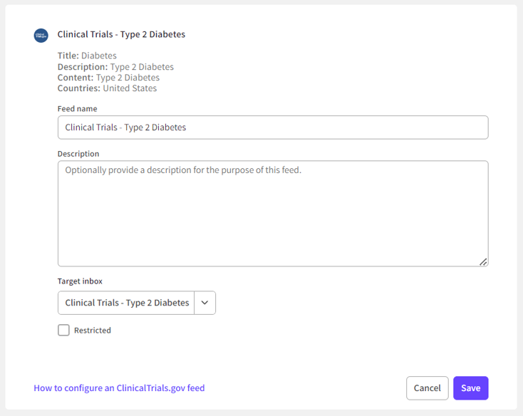 ClinicalTrials - Settings page.png