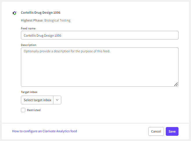 Clarivate Drug Design Settings page.PNG