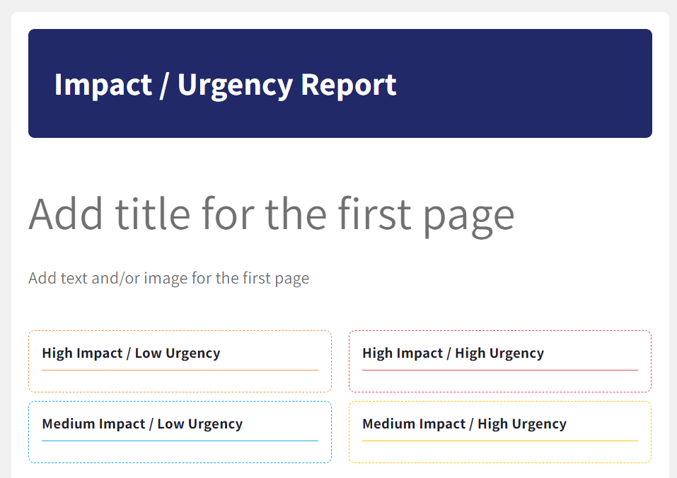 Impact - Urgency Report Template.PNG